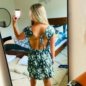 Floral Open Back Sundress